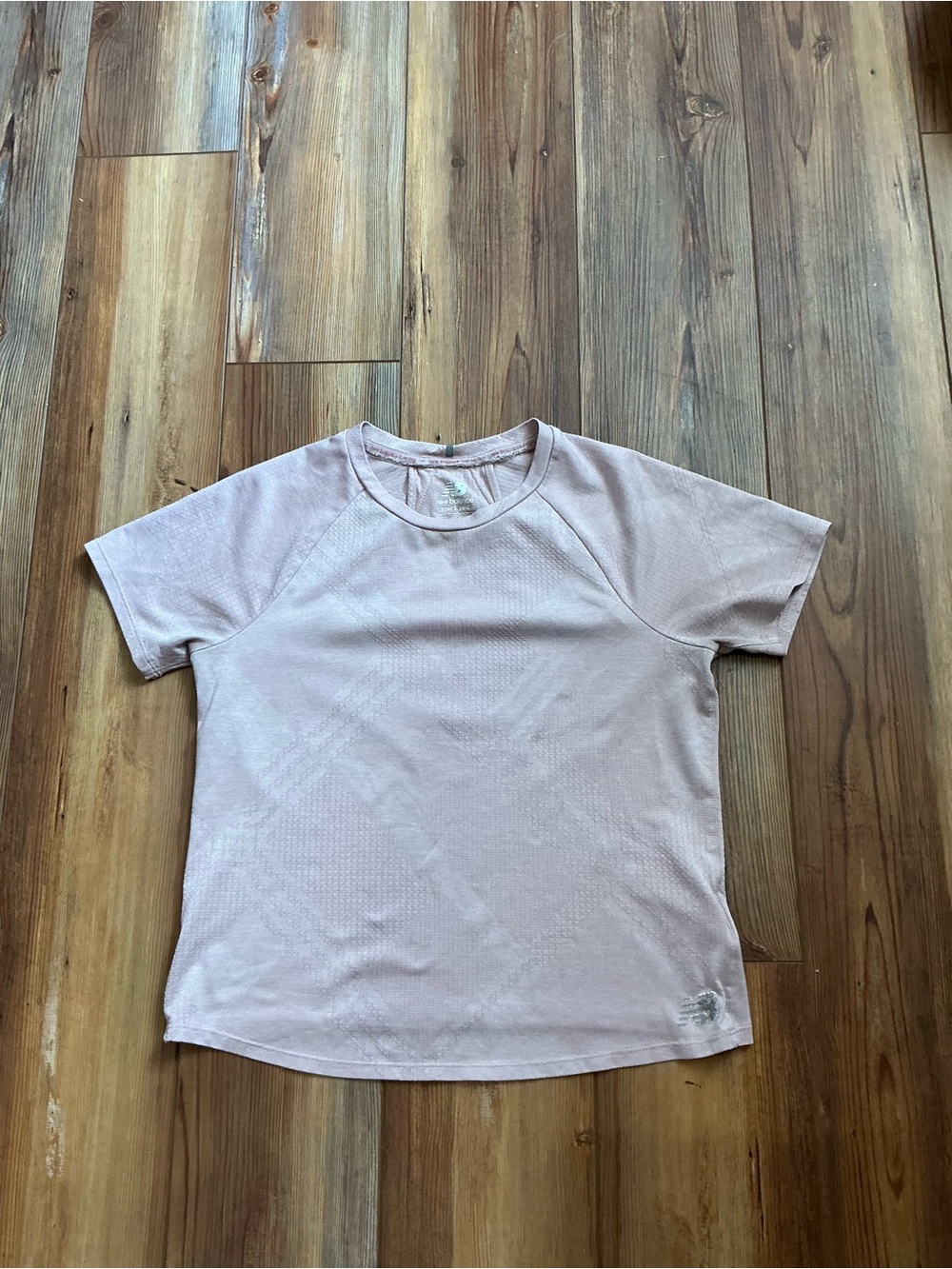 New Balance Women's Light Pink Short Sleeve Performance Tee